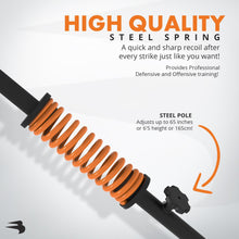 ALPHA | Cobra Reflex Bag w/ Compression Spring Boxing & Martial Arts Training Equipment Boom Bag 