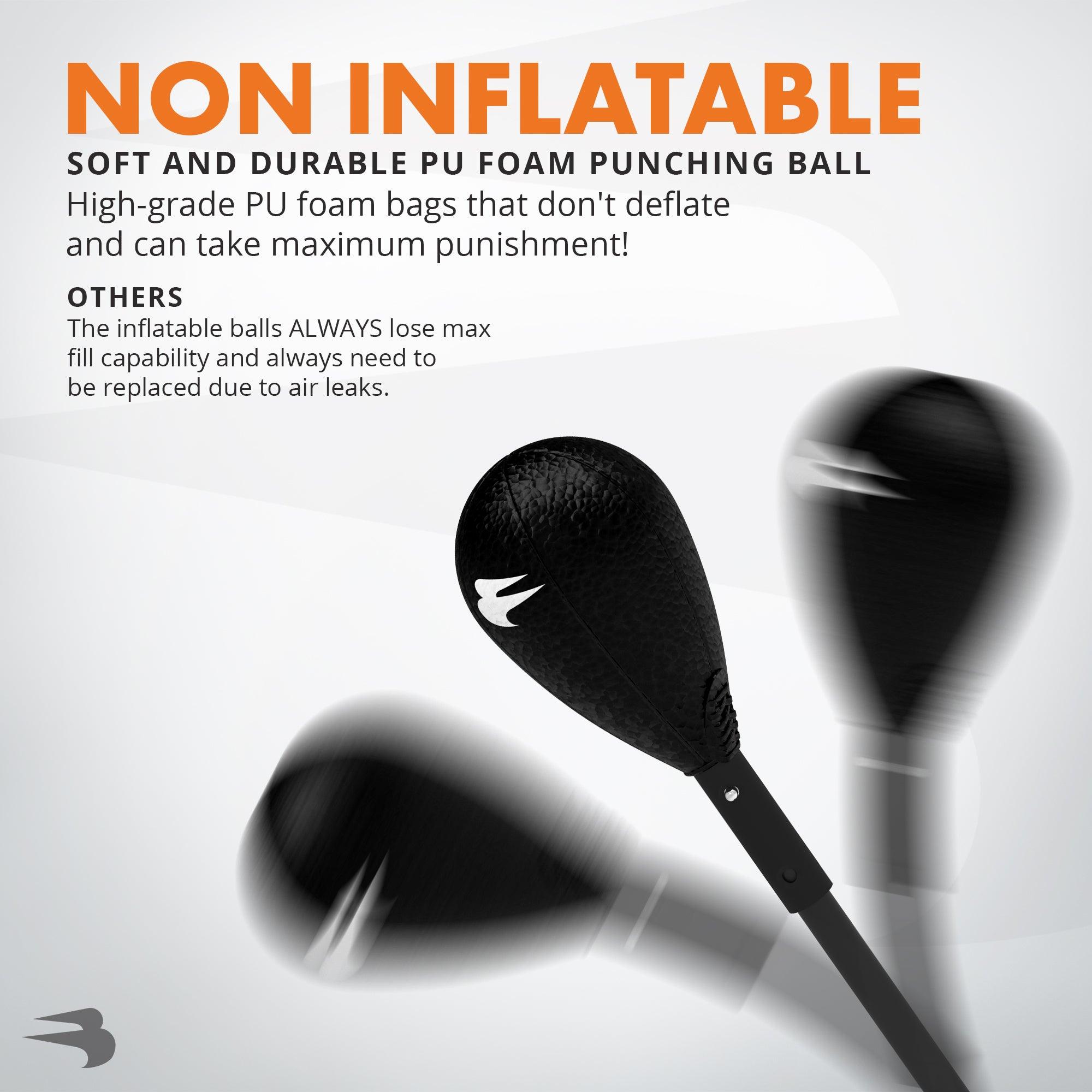 ALPHA | Cobra Reflex Bag w/ Compression Spring Boxing & Martial Arts Training Equipment Boom Bag 