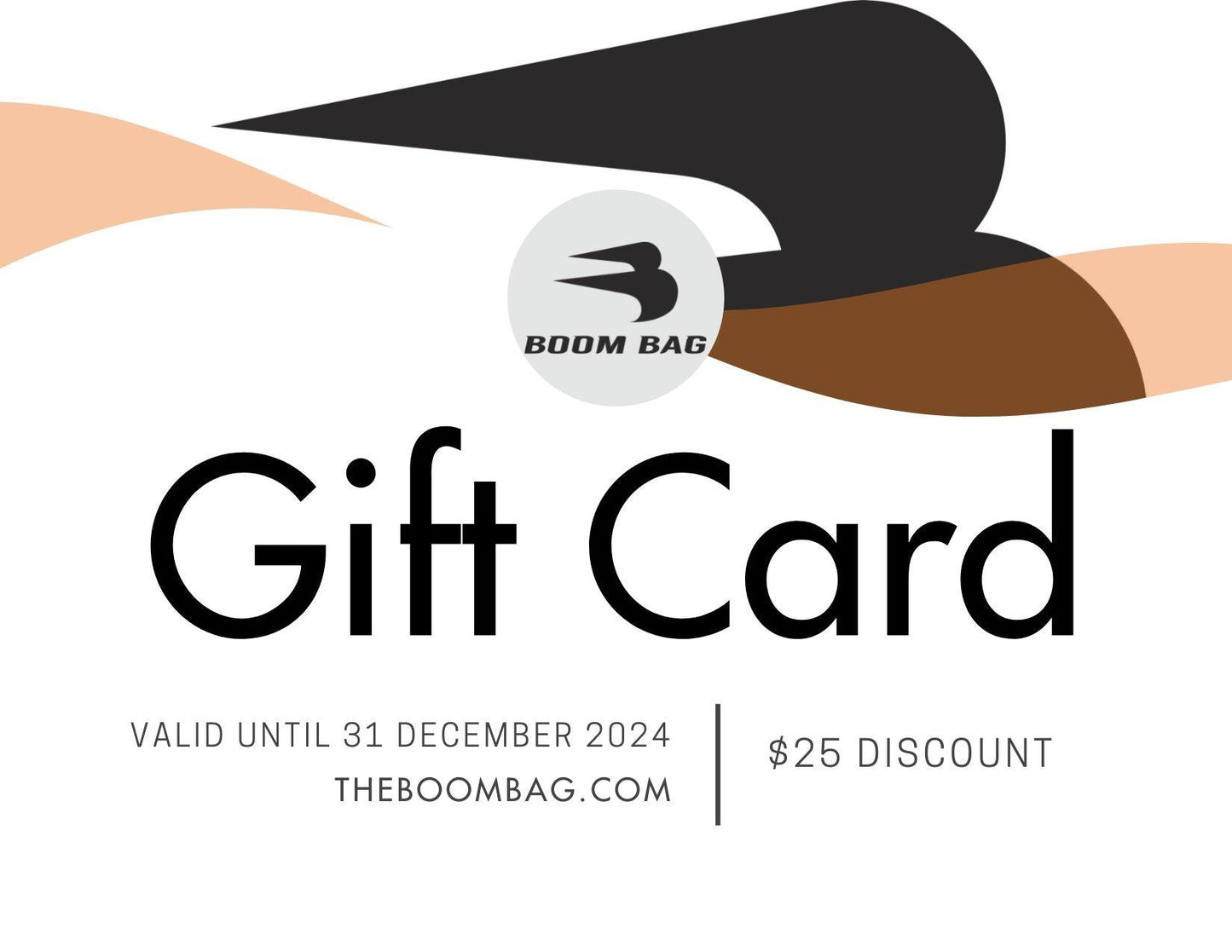 Boom Reflex Bag Gift Card Gift Cards Boom Bag $25.00 
